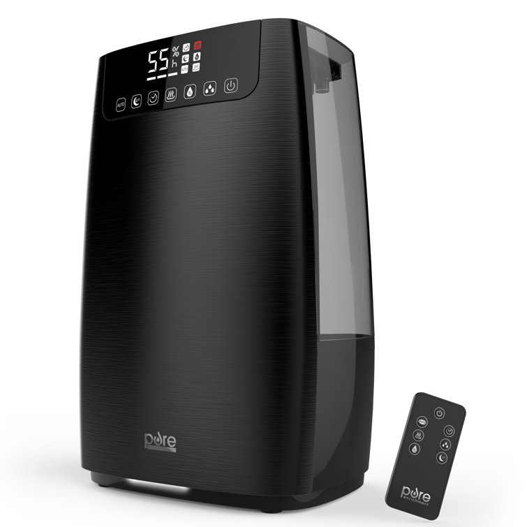 Pure Enrichment 1.3 Gal. Cool and Warm Evaporative Tower Humidifier